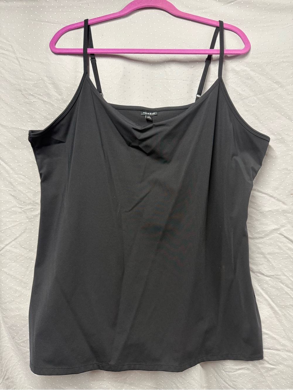 torrid Black Stretch Spaghetti Strap Camisole